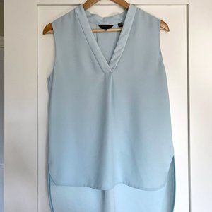 TED BAKER LONDON Powder Blue Polyester Sleeveless Top - Size 2